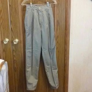 Vintage Wrangle pleated slacks gray size 2 34 long